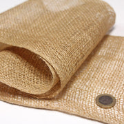 Rouleau de 50m de ruban de toile de jute 20cm de large, parfait pour la décoration de mariage, chemins de table et jolis noeuds ! - tissuspipi.com