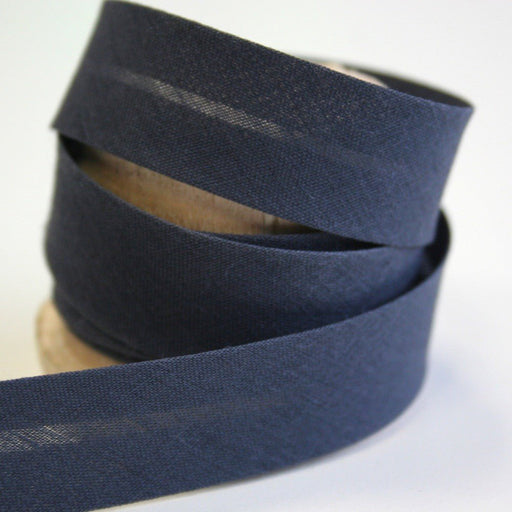 Biais de coton uni gris anthracite - tissuspipi.com