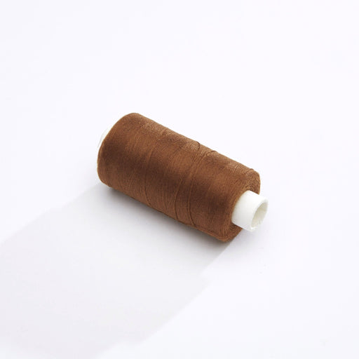 Bobine de fil marron cacao - 500m - Fabrication française - Oeko - Tex - tissuspipi.com