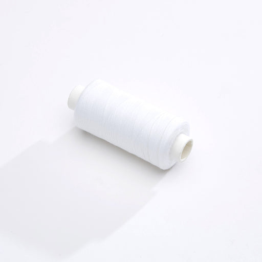 Bobine de fil blanc - 500m - Fabrication française - Oeko - Tex - tissuspipi.com