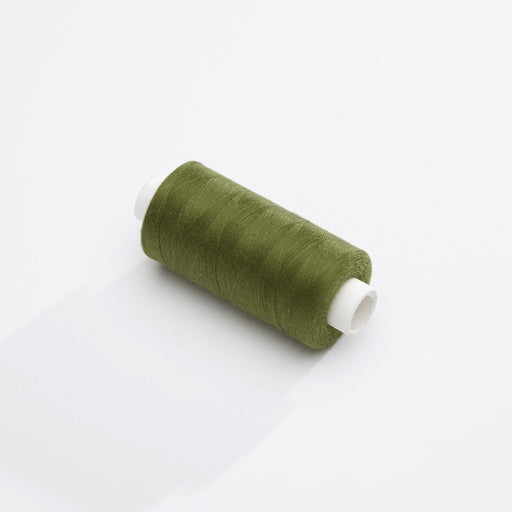 Bobine de fil vert kaki - 500m - Fabrication française - Oeko - Tex - tissuspipi.com