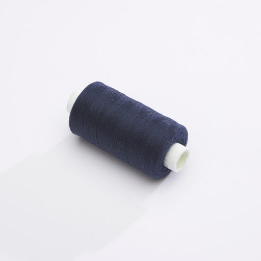 Bobine de fil bleu indigo - 500m - Fabrication française - Oeko - Tex - tissuspipi.com