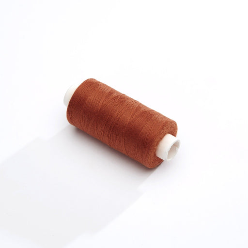 Bobine de fil orange rouille - 500m - Fabrication française - Oeko - Tex - tissuspipi.com