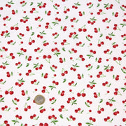 Tissu cotonnade LES PETITES CERISES - OEKO - TEX - tissuspipi.com