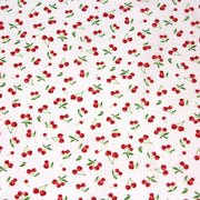Tissu cotonnade LES PETITES CERISES - OEKO - TEX - tissuspipi.com