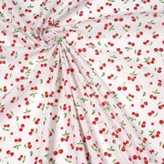 Tissu cotonnade LES PETITES CERISES - OEKO - TEX - tissuspipi.com