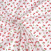 Tissu cotonnade LES PETITES CERISES - OEKO - TEX - tissuspipi.com