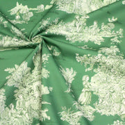 Tissu Toile de Jouy traditionnelle, nombreux fonds très colorés au choix, grande largeur 280cm - OEKO - TEX STANDARD 100 - tissuspipi.com