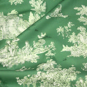 Tissu Toile de Jouy traditionnelle, nombreux fonds très colorés au choix, grande largeur 280cm - OEKO - TEX STANDARD 100 - tissuspipi.com