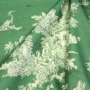 Tissu Toile de Jouy traditionnelle, nombreux fonds très colorés au choix, grande largeur 280cm - OEKO - TEX STANDARD 100 - tissuspipi.com