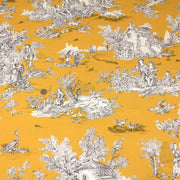 Tissu Toile de Jouy traditionnelle, nombreux fonds très colorés au choix, grande largeur 280cm - OEKO - TEX STANDARD 100 - tissuspipi.com
