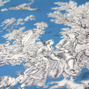 Tissu Toile de Jouy traditionnelle, nombreux fonds très colorés au choix, grande largeur 280cm - OEKO - TEX STANDARD 100 - tissuspipi.com