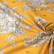 Tissu Toile de Jouy traditionnelle, nombreux fonds très colorés au choix, grande largeur 280cm - OEKO - TEX STANDARD 100 - tissuspipi.com