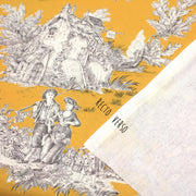 Tissu Toile de Jouy traditionnelle, nombreux fonds très colorés au choix, grande largeur 280cm - OEKO - TEX STANDARD 100 - tissuspipi.com