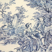 Tissu coton épais demi - natté TOILE DE JOUY, grande largeur 280cm : bleu, vert, rouge, noir - OEKO - TEX - tissuspipi.com