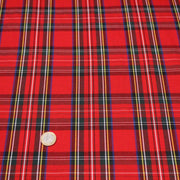 Tissu écossais, authentique TARTAN "Royal Stewart" rouge - tissuspipi.com
