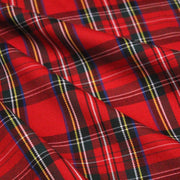 Tissu écossais, authentique TARTAN "Royal Stewart" rouge - tissuspipi.com