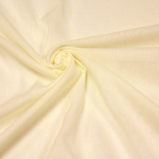 Tissu gaze de coton ivoire, maille fine - tissuspipi.com