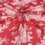 Tissu Toile de Jouy traditionnelle, nombreux fonds très colorés au choix, grande largeur 280cm - OEKO - TEX STANDARD 100 - tissuspipi.com