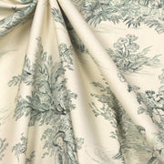 Tissu coton épais demi - natté TOILE DE JOUY, grande largeur 280cm : bleu, vert, rouge, noir - OEKO - TEX - tissuspipi.com
