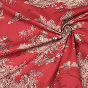 Tissu Toile de Jouy traditionnelle, nombreux fonds très colorés au choix, grande largeur 280cm - OEKO - TEX STANDARD 100 - tissuspipi.com