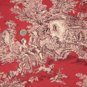 Tissu Toile de Jouy traditionnelle, nombreux fonds très colorés au choix, grande largeur 280cm - OEKO - TEX STANDARD 100 - tissuspipi.com