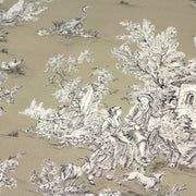 Tissu Toile de Jouy traditionnelle, nombreux fonds très colorés au choix, grande largeur 280cm - OEKO - TEX STANDARD 100 - tissuspipi.com