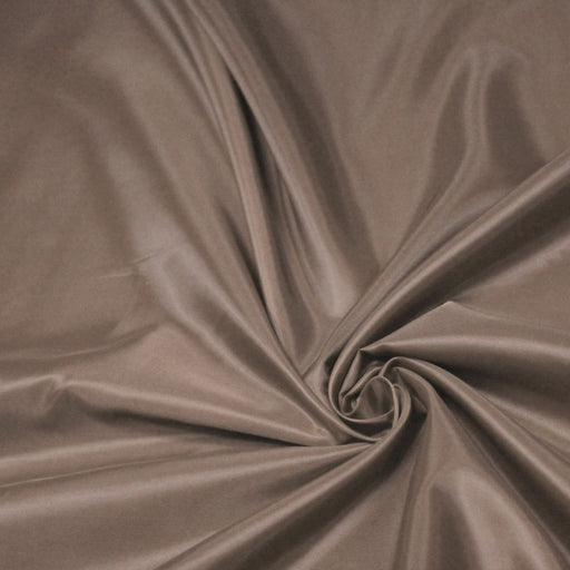 Tissu doublure de polyester taupe uni - tissuspipi.com