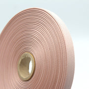 Ruban de sergé vieux rose 10mm - Galette de 50 mètres - Fabrication française - tissuspipi.com