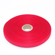 Ruban de sergé rose framboise 10mm - Galette de 50 mètres - Fabrication française - tissuspipi.com
