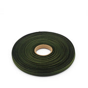 Ruban de sergé vert kaki 10mm - Galette de 50 mètres - Fabrication française - tissuspipi.com