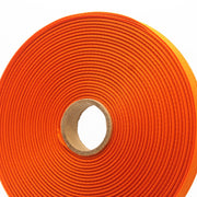 Ruban de sergé orange vif 10mm - Galette de 50 mètres - Fabrication française - tissuspipi.com