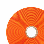 Ruban de sergé orange vif 10mm - Galette de 50 mètres - Fabrication française - tissuspipi.com