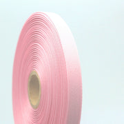 Ruban de sergé rose pâle 10mm - Galette de 50 mètres - Fabrication française - tissuspipi.com