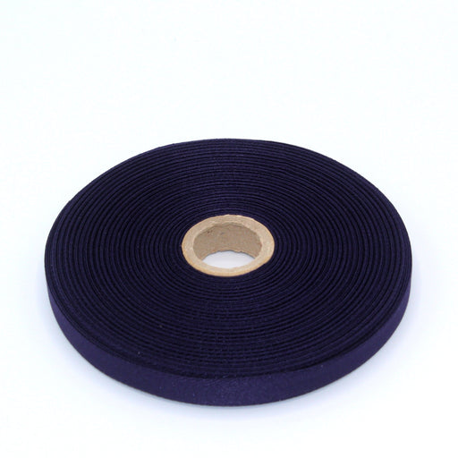Ruban de sergé violet aubergine 10mm - Galette de 50 mètres - Fabrication française - tissuspipi.com