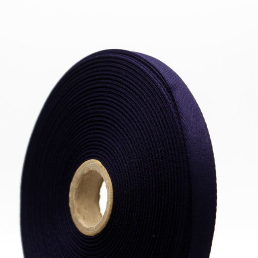 Ruban de sergé violet aubergine 10mm - Galette de 50 mètres - Fabrication française - tissuspipi.com