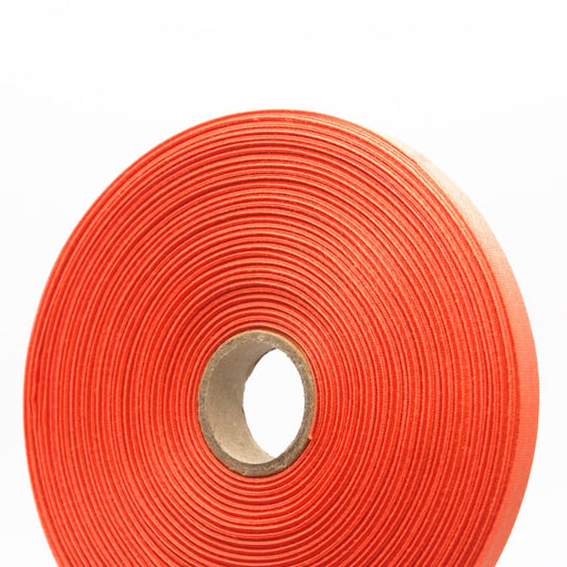 Ruban de sergé corail 10mm - Galette de 50 mètres - Fabrication française - tissuspipi.com