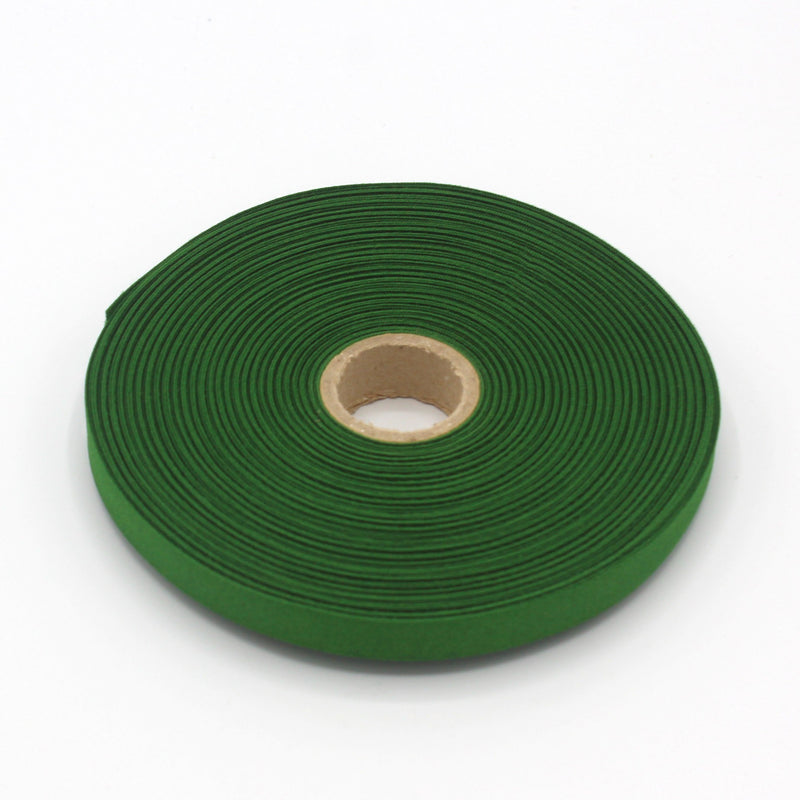 Ruban de sergé vert avocat 10mm - Galette de 50 mètres - Fabrication française - tissuspipi.com