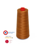 Cône de fil jean cuivre - 4300m - Fabrication française - Oeko - Tex - tissuspipi.com