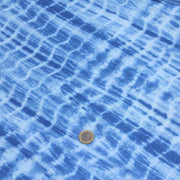 Tissu de coton tie & dye bleu des mers - tissuspipi.com