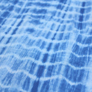 Tissu de coton tie & dye bleu des mers - tissuspipi.com
