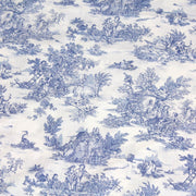 Tissu coton renforcé TOILE DE JOUY grande largeur 280cm : bleu, rouge, vert, gris - OEKO - TEX - tissuspipi.com