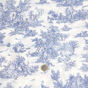Tissu coton renforcé TOILE DE JOUY grande largeur 280cm : bleu, rouge, vert, gris - OEKO - TEX - tissuspipi.com