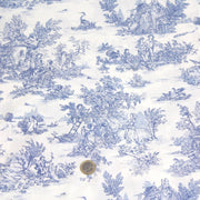 Tissu coton renforcé TOILE DE JOUY grande largeur 280cm : bleu, rouge, vert, gris - OEKO - TEX - tissuspipi.com