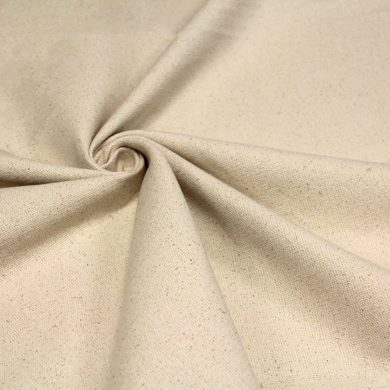 Tissu de coton épais JOSÉPHINE écru uni - tissuspipi.com