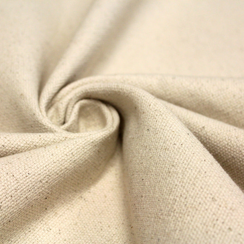 Tissu de coton épais JOSÉPHINE écru uni - tissuspipi.com