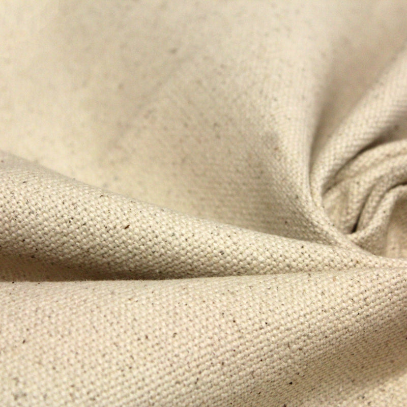Tissu de coton épais JOSÉPHINE écru uni - tissuspipi.com
