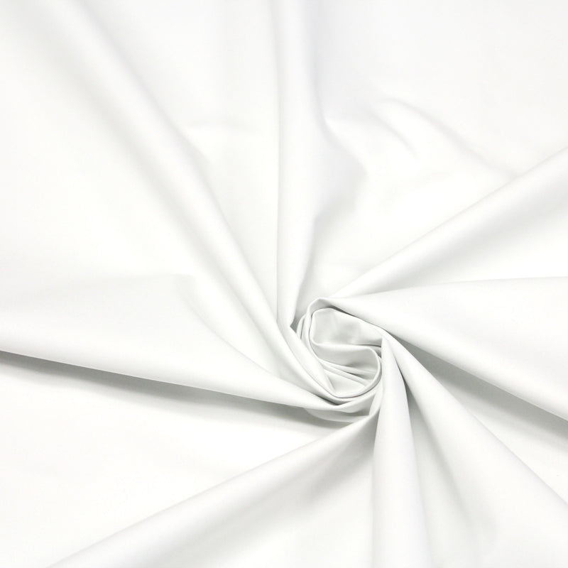Tissu occultant blanc, 100% occultant & doublure thermique miroir - tissuspipi.com