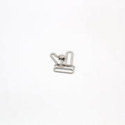 Attache noeud papillon argentée, 18mm - tissuspipi.com