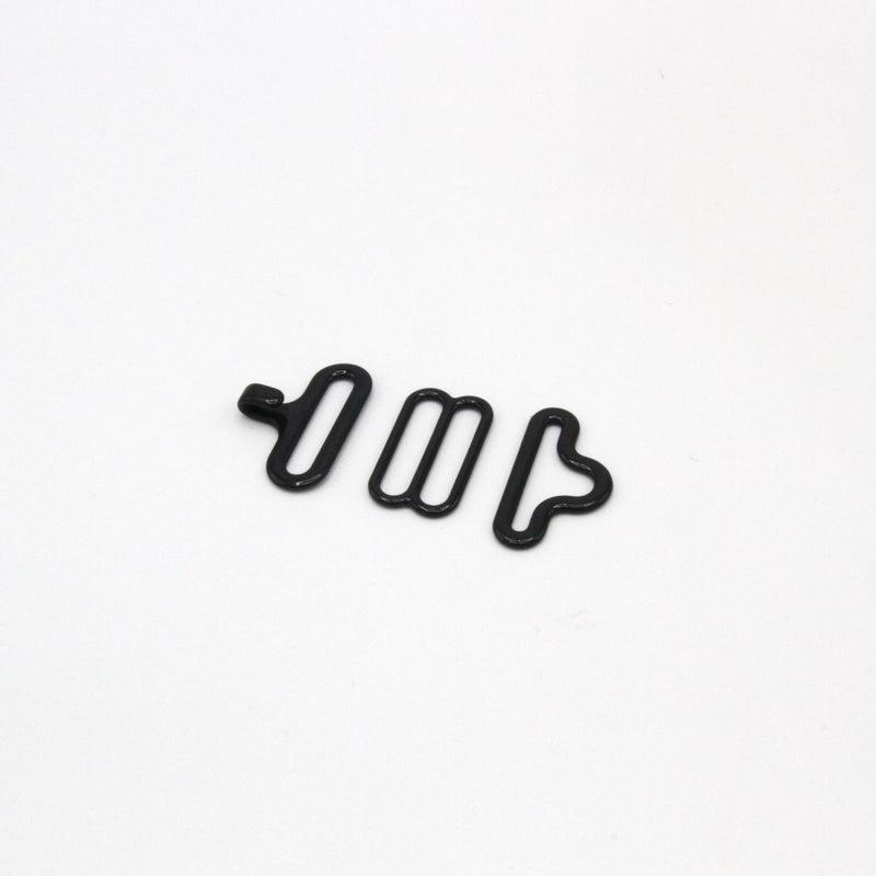 Attache noeud papillon noire, 18mm - tissuspipi.com